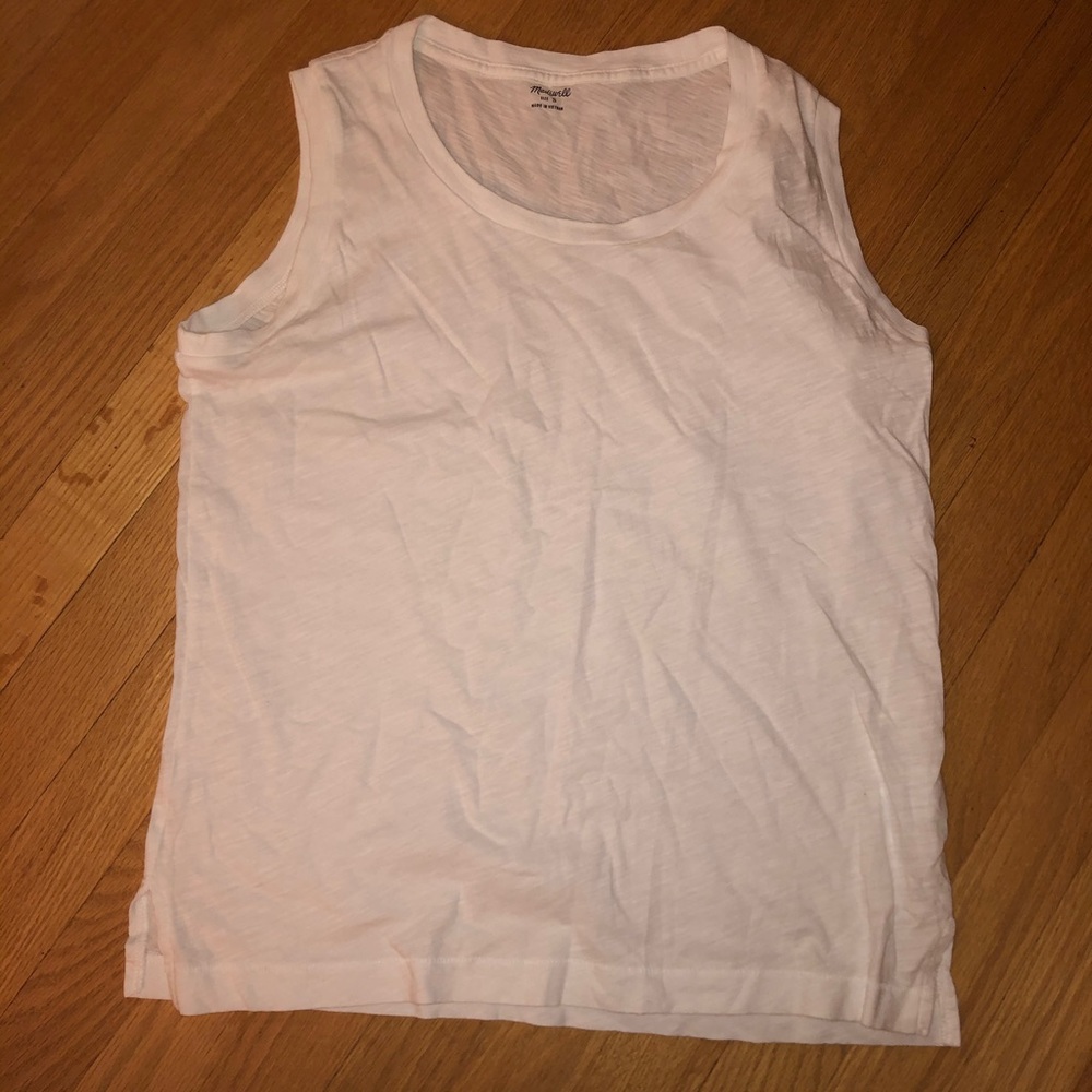 Madewell white tank top